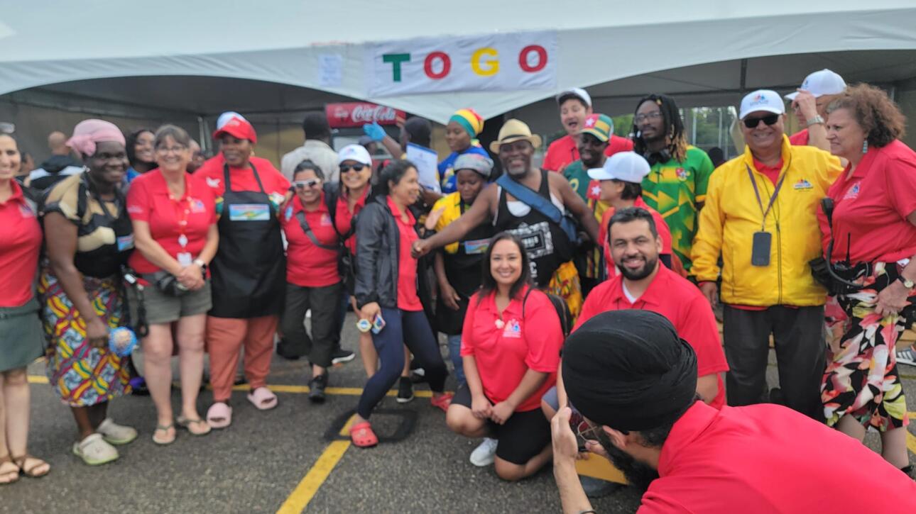 Edmonton Togolese Association pavilion at Edmonton Heritage Festival 2025