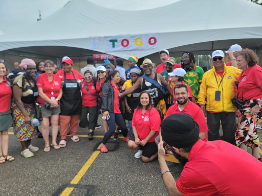 Edmonton Togolese Association pavilion at Edmonton Heritage Festival 2025